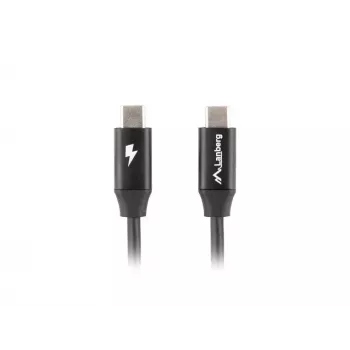 Kabelis USB-C vīns/vīns 2.0 CA-CMCM-40CU-0005-Melns 0.5m