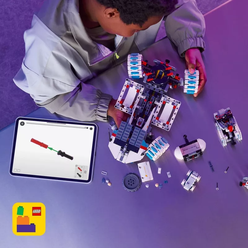 LEGO Technic 42211 Mēness roveris – būvēšanas komplekts, 1082 gab., modulāra konstrukcija, 130×310×190 mm