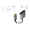 LogiLink CDA0108 video kabeļa adapteris 0.15 m DisplayPort-HDMI melns pelēks