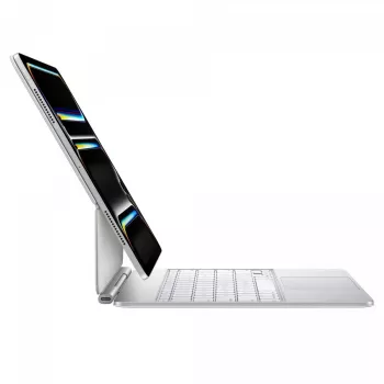 Apple Magic Keyboard iPad Pro 13 collu M4 bezvadu QWERTY balts