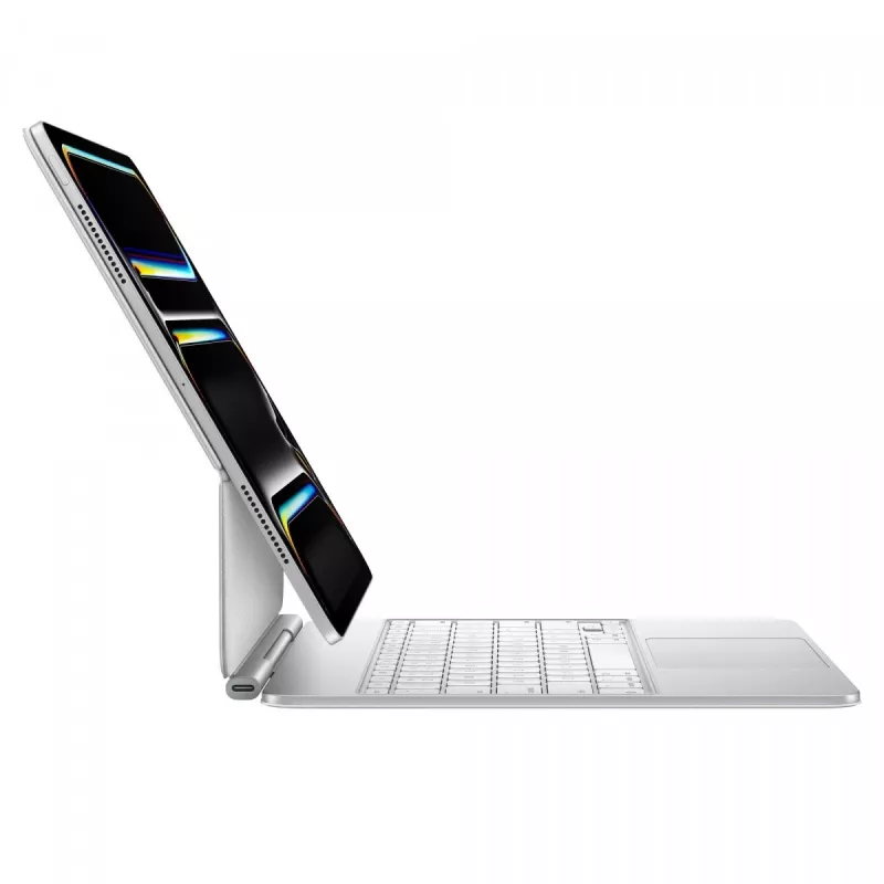 Apple Magic Keyboard iPad Pro 13 collu M4 bezvadu QWERTY balts