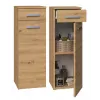 Topeshop NEL V DS ARTISAN vannas istabas glabāšanas skapis Ozols