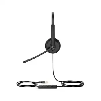 Yealink UH34 SE Lite Dual Teams vadu austiņas ar galvas saiti, USB Type-C, melnas