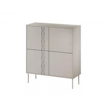 4D kumode TRESSE 100x40x110 kašmira matēts