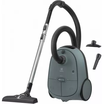 Putekļsūcējs cilindrisks Electrolux EB61C1OG 850W 3.5L putekļu maisiņš, teleskopiskā tērauda caurule, EPA12, 12 m rādiuss