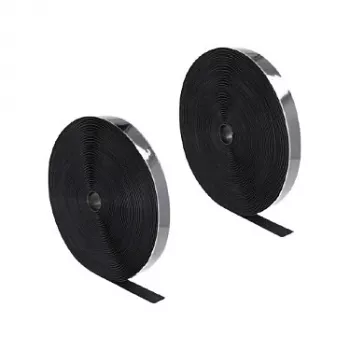 DeLOCK Heavy-duty pašlīmējošā Velcro lente 25 m x 25 mm melna
