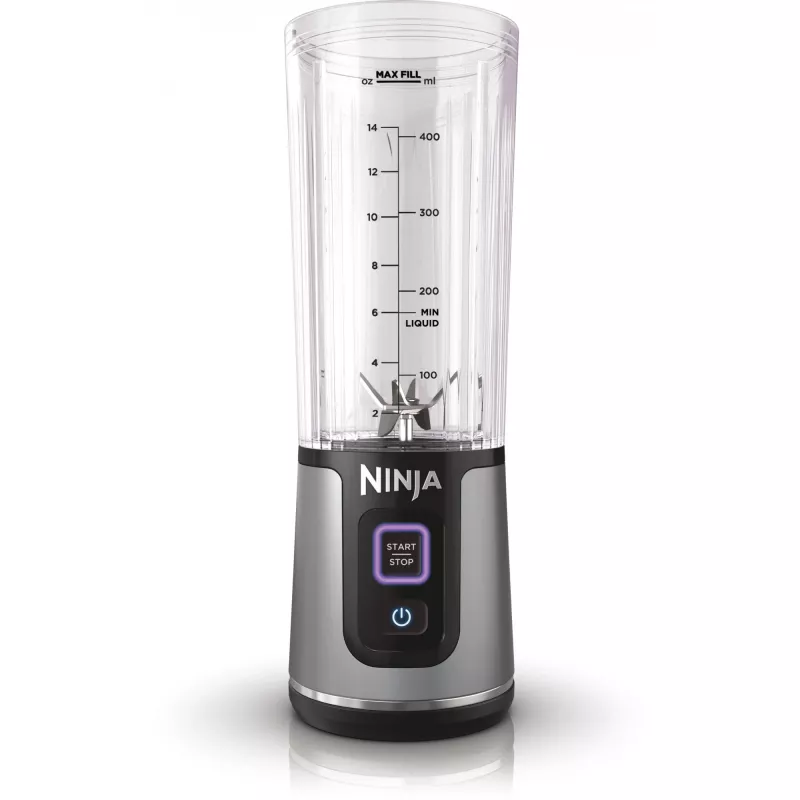 Sporta blenderis Ninja BC151EUBK — 0.53 L trauks, 14.4 W, akumulators, ledus drupināšana, melns
