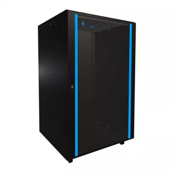 Brīvi stāvošs statīvs Extralink Rackmount skapis 27U 800x800 Melns 600 kg ietilpība