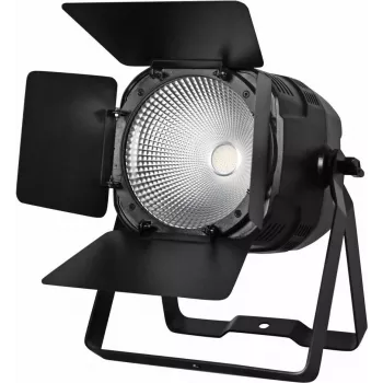 LED teātra prožektors EUROLITE COB 100 RGB+WW model 41602018 — COB RGB ar siltu baltu