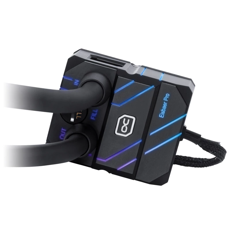 Dzesētājs Alphacool Eisbaer Pro Aurora Akrils Varš Niķelis 1/4 collas