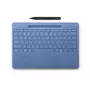 Tastatūra Microsoft Surface 8YU-00027 — QWERTZ vācu izkārtojums, Bluetooth, Skārienpaliktnis, Zila