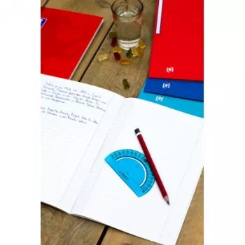Oxford College piezīmju bloks A4+ 220 x 295 mm, 80 lpp., rūtiņās ar malu L