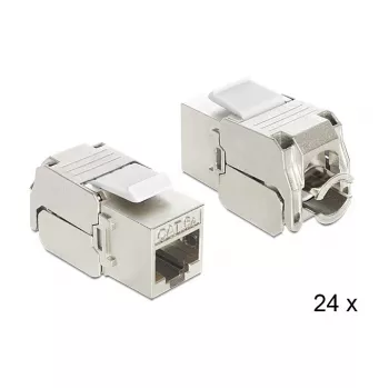 DeLOCK 86405 RJ45/LSA Cat.6A modulis metāla krāsā