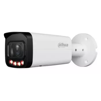 IP novērošanas kamera DAHUA IPC-HFW2449T-ZAS-IL — 4 MP, 2.7–13.5 mm motorizēts tālummaiņas objektīvs, IP67/IK10, PoE, IR/baltās gaismas LED