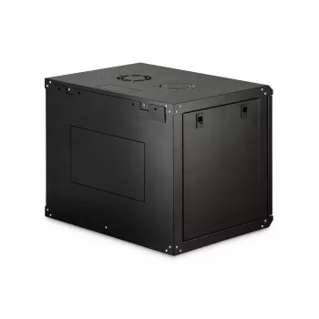 Sienas montāžas skapis DIGITUS Dynamic-N 9U, 600x450 mm (PxD), IP20, atslēgas slēdzene, neizmontēts