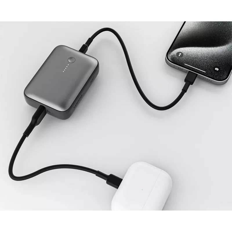 AUKEY 157000 10000 mAh pelēks power bank