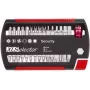 Bitu komplekts Wiha 7948-927 — 31 gab., sešstūra kāts, 25 mm garums, ietver Robertson, Spanner, Torx, Tri-Wing un dobos/hi‑torq (T8H–T27H) izmērus