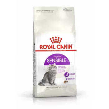 Sausā kaķu barība Royal Canin Sensible 33 Adult, 10 kg — vista, 33% olbaltumvielas, urīnceļu kontrole