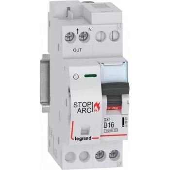 Loka bojājumu noteikšanas ierīce (AFDD) Legrand 415922 ar LS slēdzi elektriskai aizsardzībai
