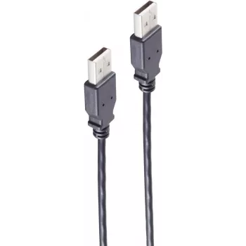 shiverpeaks BS13-22185 USB kabelis 1,8 m USB 2.0 USB A Melns