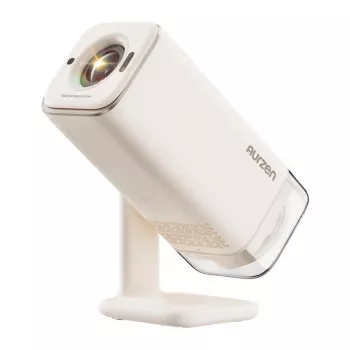 Projektors Aurzen Boom Air Google TV CastplayGold — kompakts viedprojektors ar Google TV