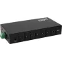 EXSYS GmbH 7-portu USB 3.2 Gen 2x1 metāla centrmezgls, 7x USB-C, 57W (EX-12277HMS)