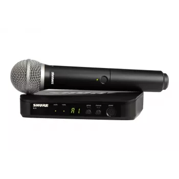 Shure BLX24E/PG58-H8E - Bezvadu vokālā sistēma ar PG58 mikrofonu