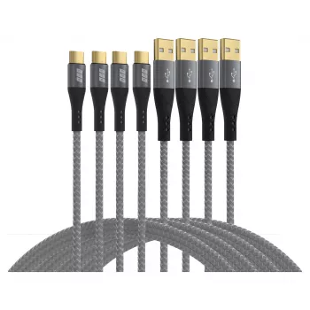 EFB Elektronik USB-A uz USB-C kabeļu komplekts 60W QC 3A+ - Digitāls/Dati (USB-AC-00005)
