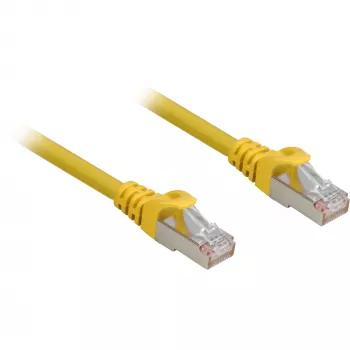 Tīkla kabelis Sharkoon Cat.6a S/FTP RJ-45 2 m Dzeltens
