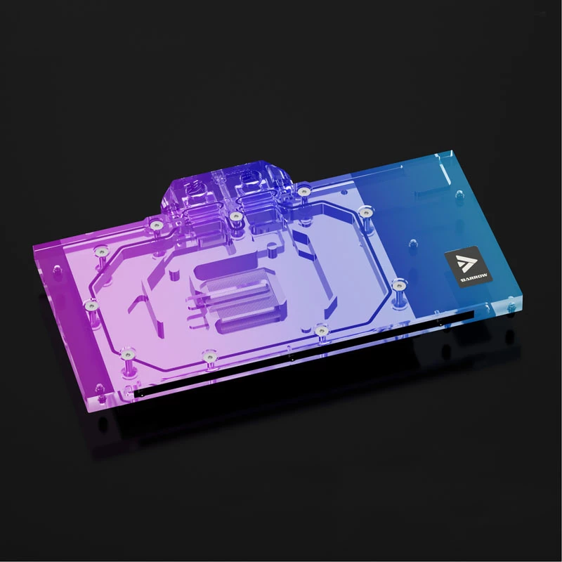 Dzesēšanas bloks Barrow LRC 2.0 MSI RTX 4090 Suprim/Trio RGB — Melns akrils