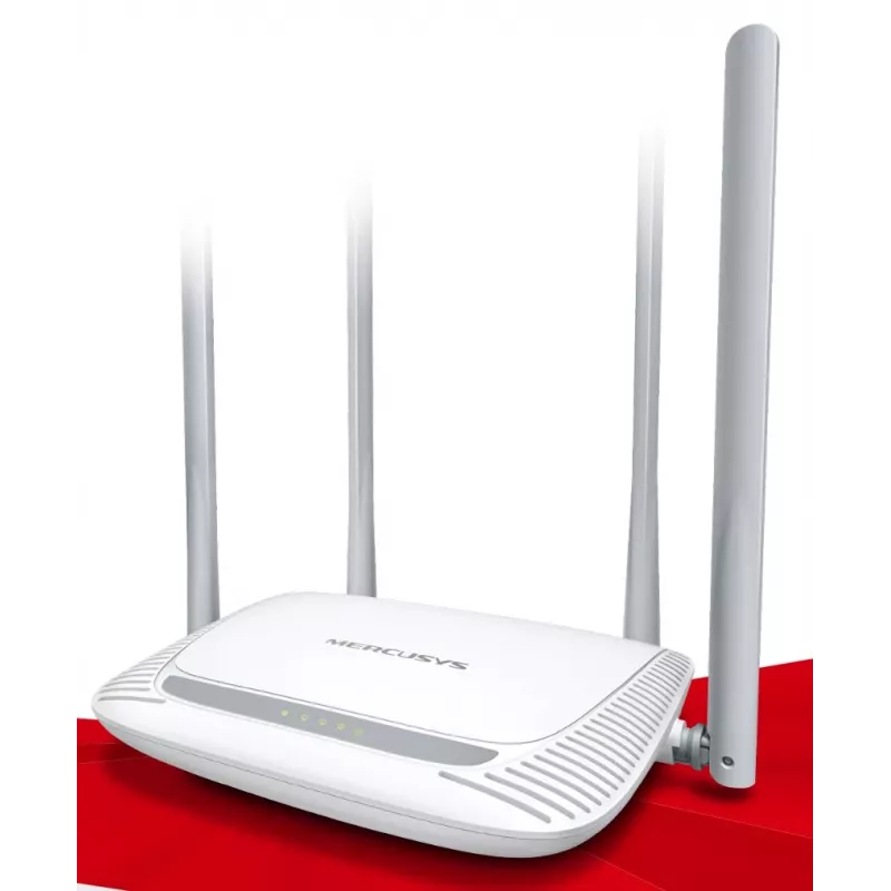 Mercusys MW325R bezvadu maršrutētājs, vienas joslas (2,4 GHz), Fast Ethernet, balts