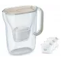 BRITA Style Essential ūdens filtra krūze 2,4 L smilšu krāsā ar 3 rezerves kasetnēm