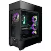 InWin Modfree Deluxe Big-Tower ar rūdītu stiklu - melns