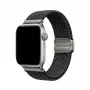 GUAN Premium rokas siksniņa Apple Watch 38/40/41/42mm — Melna/Pelēka