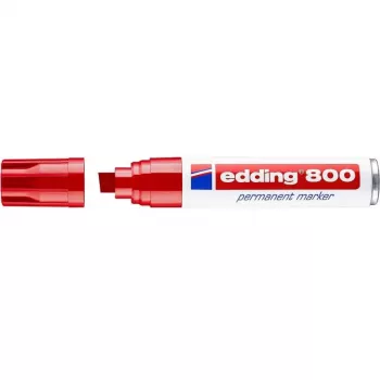 Pastāvīgais marķieris Edding 800 šķautņa gals sarkans