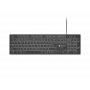 Vadu tastatūra NATEC HERRING GLOW US izkārtojums ar baltu fona apgaismojumu