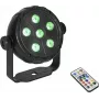 LED prožektors EUROLITE PK-3 USB TCL 3W RGB – kompakts USB barots RGB prožektors, 3W