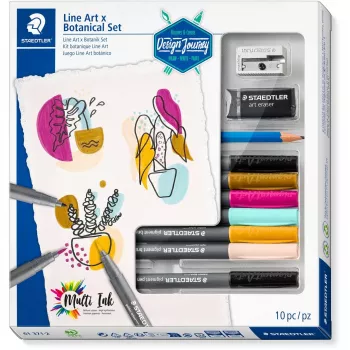 Mākslas komplekts Staedtler LineArt & Botanical Set