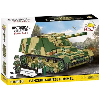 Konstruktors Cobi Pašgājējhaubice Hummel 1118 daļas modeļa komplekts