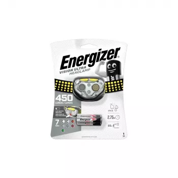 ENERGIZER Headlight Vision Ultra 3AA 450 LM, 3 krāsas gaisma