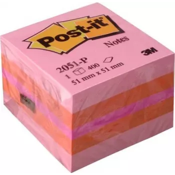 3M Post-it Notes Mini Dice 51 x 51 mm rozā 2051-P