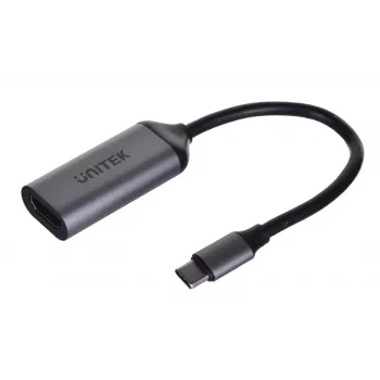 UNITEK V1420A Video kabeļa adapteris 0,15 m USB Type-C uz HDMI Pelēks