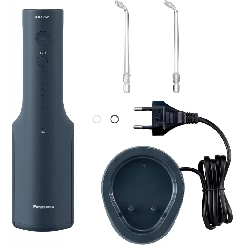 PANASONIC EW-DJ66, bezvadu mutes dobuma irigators ar skaņas zobu suku, 0.2 l, zils