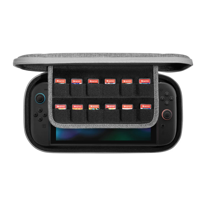 Aizsargmaciņa Tomtoc FancyCase-G05 Nintendo Switch 2, pelēka