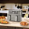 Gaisa fritieris Ninja DZ400EU 9.5 L 2470 W Pelēks Dubults