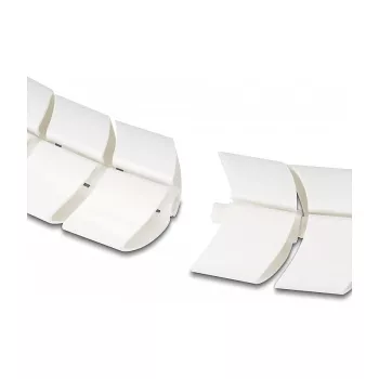 Kabeļu kanāls DeLOCK 740 x 75 mm regulējams augstums balts