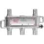 axing SVE04001 - Kabeļu sadalītājs - 75 Ohm - 5 - 2400 MHz - Sudrabs - 1x F-savienotājs - 4x F-savienotājs