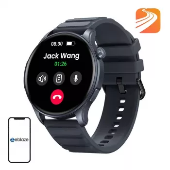 Viedpulkstenis Zeblaze Btalk 3 Pro — 1,43 collu (3,63 cm) AMOLED, 466×466 px, skārienekrāns, 260 mAh, pelēks