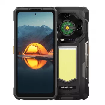 Izturīgais viedtālrunis UleFone Armor 33 5G 6,3 collas — 12GB RAM, 512GB krātuve, Melns