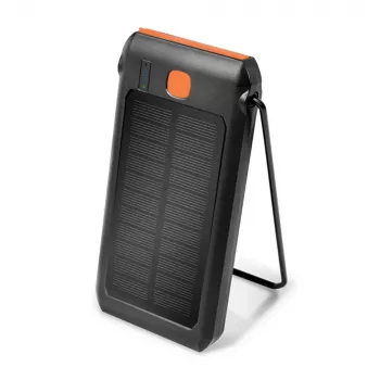 Logilink saules enerģijas powerbank ar lukturīti, Li-Pol, 10000 mAh, 18 W, 3 A, PD 2.0, QC 3.0, īpaši ātra uzlāde, 2 izejas porti (USB Type A, USB-C), komplektā USB kabelis (PA0273)